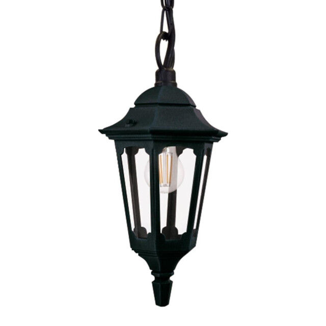 Parish Outdoor Pendant Ceiling Light, Black IP44 - image 1
