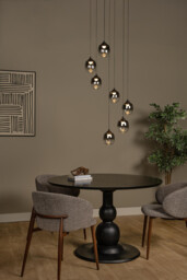 Tamino Pendant light Ø52cm LED Dim. 3000K - Black - thumbnail 3