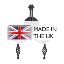 Belfry 2 Light Indoor Candle Wall Light Black, E14 - thumbnail 5