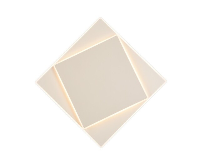 Dakla Flush Wall Lamp, 18W LED, 3000K, 1090lm, IP20, White - image 1