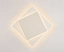 Dakla Flush Wall Lamp, 18W LED, 3000K, 1090lm, IP20, White - thumbnail 3