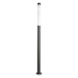 Lyon Outdoor LED Bollard Urban Grey, Opal IP65 3000K Dimmable - Special Offer - thumbnail 1