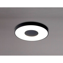 Coin Round Ceiling 80W LED With Remote Control 2700K-5000K, 3900lm, Black, 3yrs Warranty - thumbnail 2