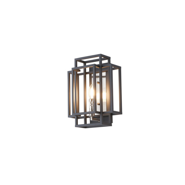 Delaware Wall Lamp E14, Anthracite, Satin Nickel - image 1