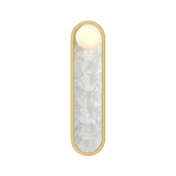 Blink LED Wall Lamp Brass - thumbnail 1