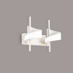 Tsunami 2 Light Spiral Wall Lamp, 24W LED, 3000K, 1800lm, Sand White - thumbnail 3