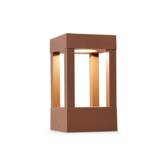 Agra 20cm Outdoor Pedestal Light Brown 2700K IP55