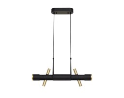 Bethel Ceiling Pendant, 4 x 2W LED, 3000K, 1120lm, Sand  Black, Gold
