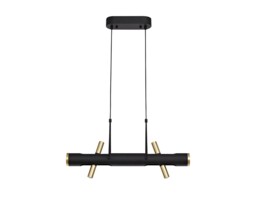 Bethel Ceiling Pendant, 4 x 2W LED, 3000K, 1120lm, Sand  Black, Gold - thumbnail 5
