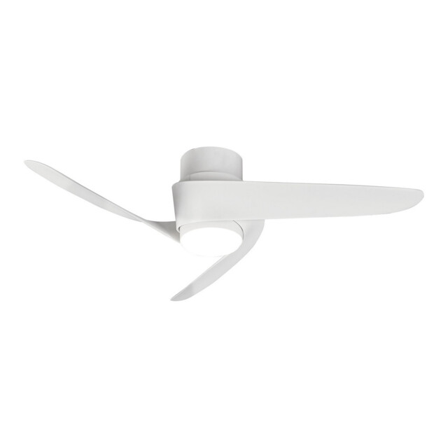 Groenland S 100cm 24W LED Dimmable Ceiling Light With 30W DC Fan, 2700-5000K Remote Control, 2640lm, White - image 1