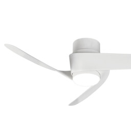 Groenland S 100cm 24W LED Dimmable Ceiling Light With 30W DC Fan, 2700-5000K Remote Control, 2640lm, White - thumbnail 5