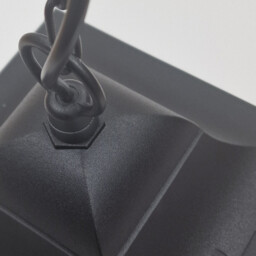 Chapel Outdoor Pendant Ceiling Light, Black IP44 - thumbnail 2