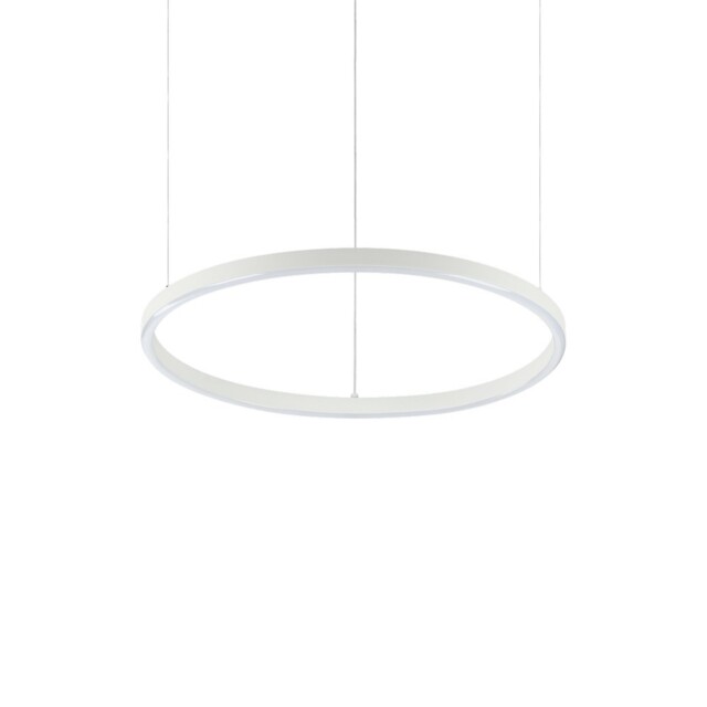 Oracle Slim 50cm Non Dim 3000K Round Integrated LED Circle Ceiling Pendant Lamp White - image 1