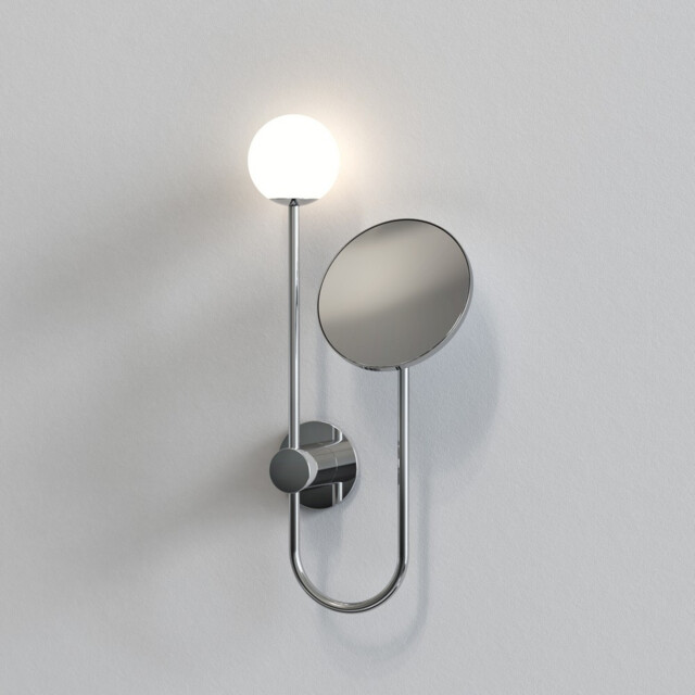 Orb Bathroom Mirrors Polished Chrome IP44, G9 - image 1