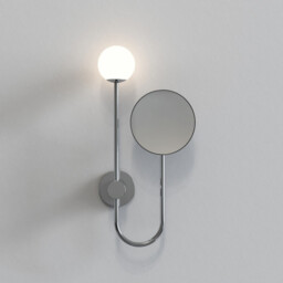 Orb Bathroom Mirrors Polished Chrome IP44, G9 - thumbnail 3