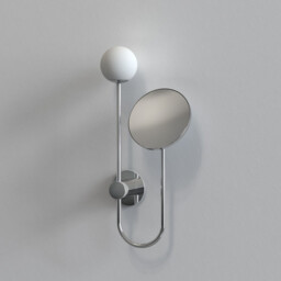 Orb Bathroom Mirrors Polished Chrome IP44, G9 - thumbnail 2