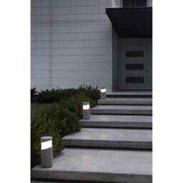 Block Outdoor Bollard Pedestal Light Concrete 1x E27 IP65 - thumbnail 2