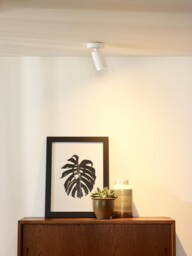 Xyrus Modern Ceiling Spotlight 9cm - LED Dim to warm - GU10 - 1x5W 2200K/3000K - White - Special Offer - thumbnail 5