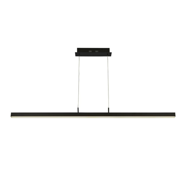 Tribeca 1 Light LED Pendant, Temperature Colour Changing, Matt Black 2700/3000/4000K - image 1