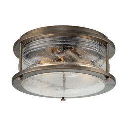 Kichler Ashland Bay Outdoor Decorative Flush Burnished Bronze, IP44