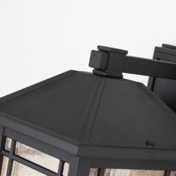 Quoizel Cedar Point Outdoor Wall Lantern Black, IP44 - thumbnail 2