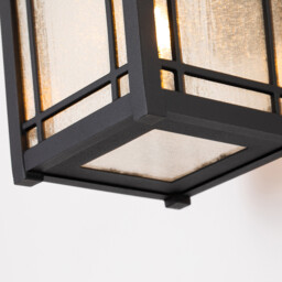 Quoizel Cedar Point Outdoor Wall Lantern Black, IP44 - thumbnail 5