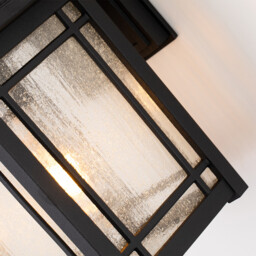 Quoizel Cedar Point Outdoor Wall Lantern Black, IP44 - thumbnail 3