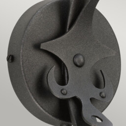 Windsor 1 Light Candle Wall Light - Graphite, E14 - thumbnail 2