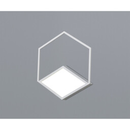 Kubick Ceiling/Wall Light, 48W LED, 3000K, 2700lm, White, 3yrs Warranty - thumbnail 2