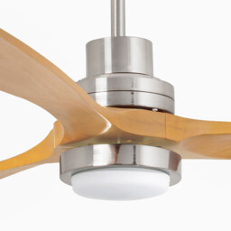 Lantau 132cm LED Ceiling Fan Matt Nickel - Pine Blades - thumbnail 3