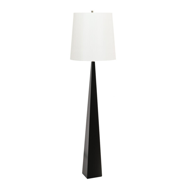 Ascent Floor Lamp with Tapered Shade, Black - image 1