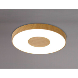 Coin Round Ceiling 100W LED With Remote Control 2700K-5000K, 6000lm, Wood Effect, 3yrs Warranty - thumbnail 2