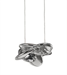 Nido Ceiling Pendant 25cm Round 1 + 1 Lights 6W + 5W LED 3000K, 800lm, Chrome - thumbnail 5