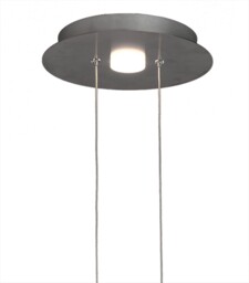 Nido Ceiling Pendant 25cm Round 1 + 1 Lights 6W + 5W LED 3000K, 800lm, Chrome - thumbnail 3