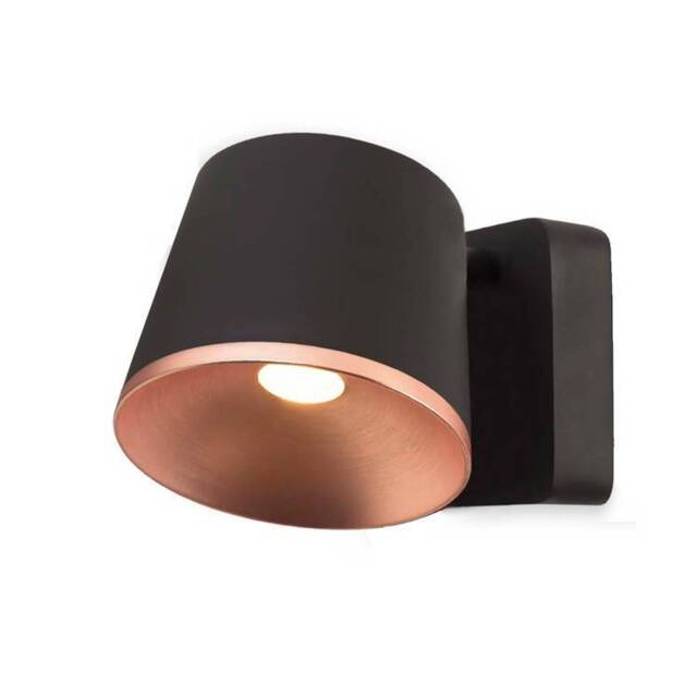Drone Integrated LED Indoor Dome Wall / Ceiling Light Brown, Copper - image 1