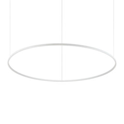 Oracle Slim 150cm Non Dim 4000K Round Integrated Led Pendant Ceiling Light White