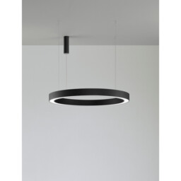 Morbido Integrated LED Pendant Ceiling Light Sandy Black Aluminium LED 80W 4373Lm 2700K - 4000K + Remote Control - thumbnail 3