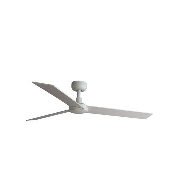 Rudder 132cm Ceiling Fan Matt White, Ash Blade, 3 Blade Reversible - image 1