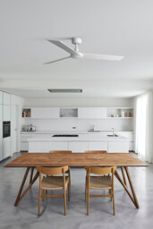 Rudder 132cm Ceiling Fan Matt White, Ash Blade, 3 Blade Reversible - thumbnail 2