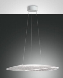 Vela LED Dome Pendant Ceiling Lights White Glass - thumbnail 1