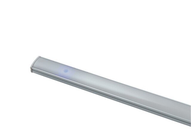 Unix Cabinet Corner LED Bar In Aluminum, White, Silver, 4000K