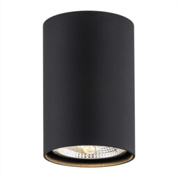 Tubo Surface Mounted Downlight Black Structure 3000K - thumbnail 1