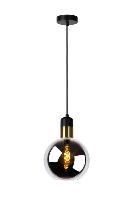 Julius Vintage Pendant Light - Ø 20cm - 1xE27 - Smoke Grey - image 1