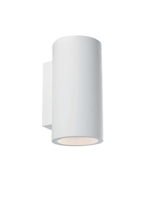 Banjie Paintable Plaster Wall Lamp White, GU10