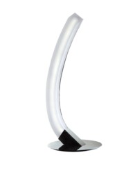 On Table Lamp Right 5W LED 3000K, 500lm, Polished Chrome, Frosted Acrylic
