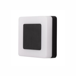 Tune Square Outdoor Modern Wall Lamp Sandy Black Aluminium LED 9W 620Lm 3000K IP65