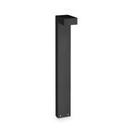 Sirio 80cm Outdoor Bollard Black 1x LED 1100lm 3000K IP65 - thumbnail 1