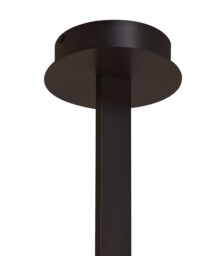 Nur XL Semi Flush Ceiling 50W LED 2800K, 3900lm, Frosted Acrylic, Brown Oxide - thumbnail 3