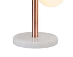 Newstead Table Lamp, 3 x G9, Antique Copper, Opal & Copper Glass - thumbnail 5