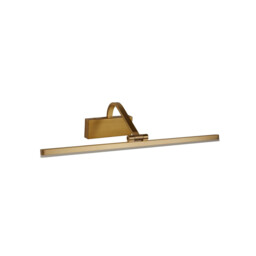 Integrated LED 1 Light Picture Wall Light Brushed Gold - thumbnail 3